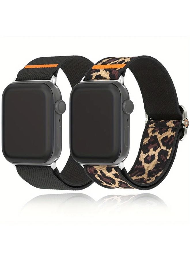 Starlight Color Nylon Scrunchie Strap for Apple Watch 38 40 41 42mm Series 10 - Image 1