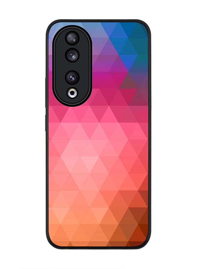 Stylizedd Rugged Black edge case for Honor 90 5G, Slim fit Soft Case Flexible Rubber Edges Anti Drop TPU Gel Thin Cover -  Anna's Prism - Image 1