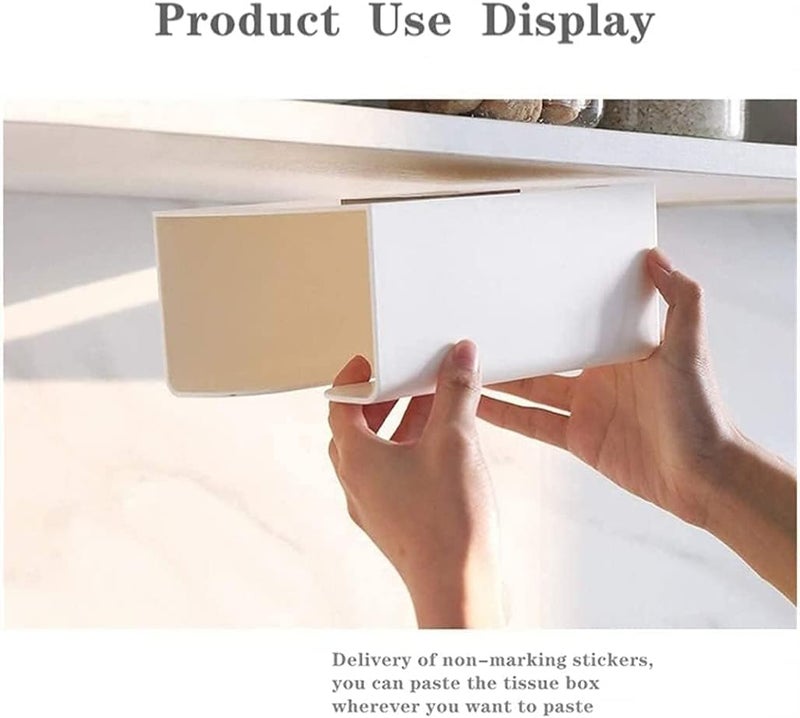 Goodern Wall Mounted Tissue Box Holder - Modern Rectangular Design for Kitchen and Bathroom - Image 4