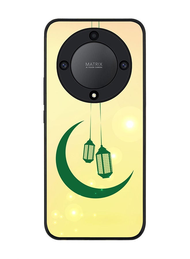 Stylizedd Rugged Black edge case for Honor X9a 5G Slim fit Soft Case Flexible Rubber Edges Anti Drop TPU Gel Thin Cover -  Ramadan Shine - Image 1