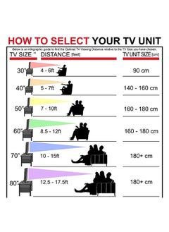 DANUBE HOME Azul TV Cabinet For Up To 65 Inches TV Entertainment Wall Unit Furniture Wooden TV Stand For Living Room Bedroom TV Rack L160xW40xH60 cm Natural  - Image 2