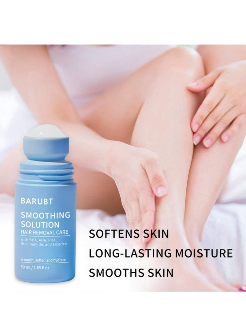 باروبت حل التسليط علاج الشعر المغمر: انزلق طريقك إلى الجلد الحريري الناعم والخالي من الاصطدامات ، مع BHA ، AHA ، PHA ، Niacinamide ، والكريكريس ، ناعم ، لينع ومرطب 50 مل - Image 2