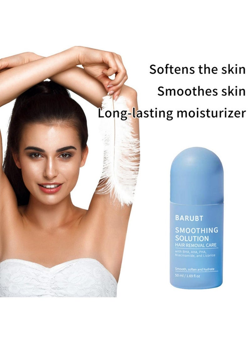باروبت حل التسليط علاج الشعر المغمر: انزلق طريقك إلى الجلد الحريري الناعم والخالي من الاصطدامات ، مع BHA ، AHA ، PHA ، Niacinamide ، والكريكريس ، ناعم ، لينع ومرطب 50 مل - Image 1