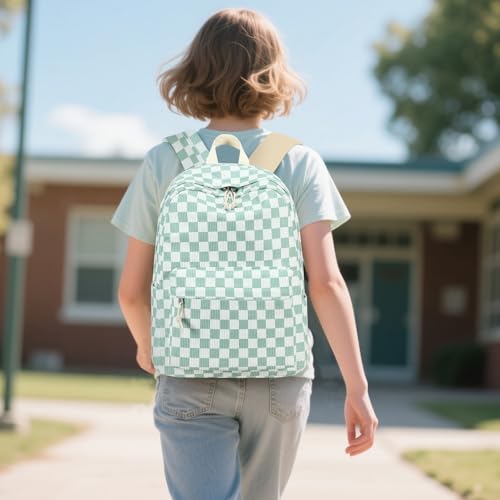 BTOOP School Backpack for Teens Large Corduroy Bookbag Lightweight 15.6 inch Laptop Bag for Girls Women Casual High School College - Image 2