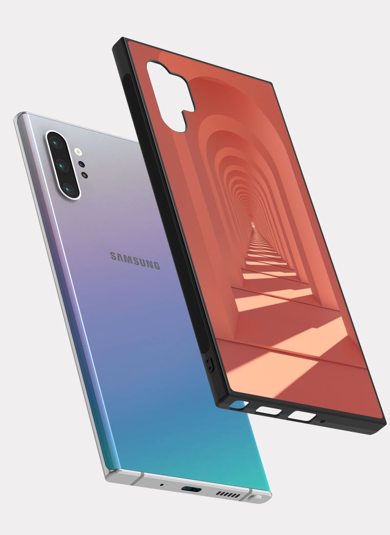 بكسلات كفر سامسونج جالكسي نوت 10 بلس ممر معماري مقوس وردي - Image 2