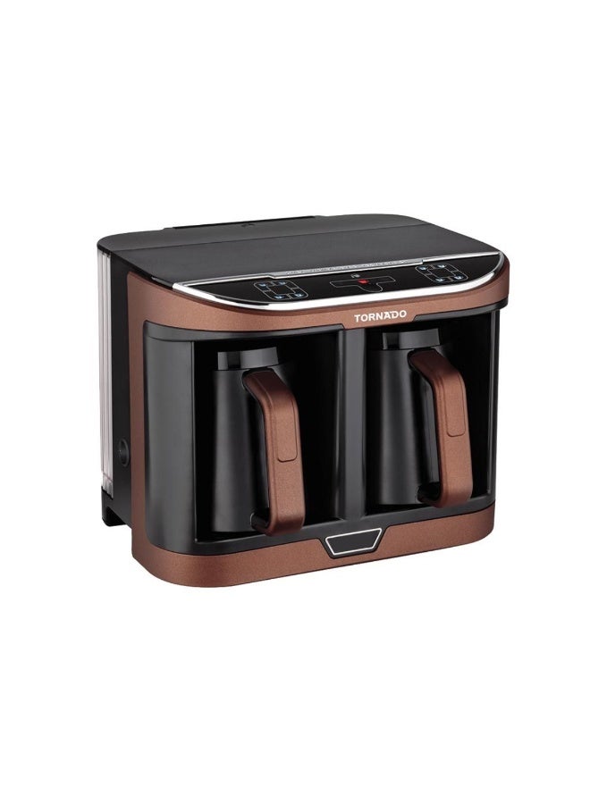 Tornado Automatic Turkish Coffee Maker 660ml Brown x Black Water Tank TCME-100D-PRO
