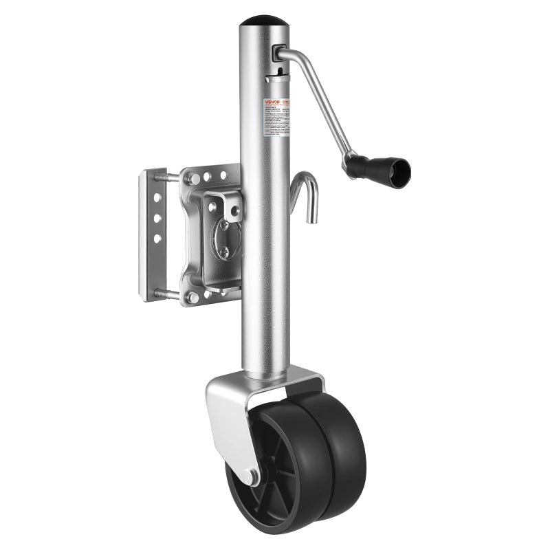 VEVOR 1500 lbs Trailer Jack with Wheel, Heavy Duty Swivel Boat Trailer Jack with PP Single Wheel & Ergonomic Handle, 12-inch Lift, Fit for RVs, Boats, Horse Trailers, Utility Trailers - Image 1