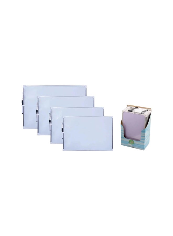 30*40 Whiteboard Double Side 2PCS for Desk - Dry Erase Message Board with Pen, Portable, Small Size for To-Do List, Office