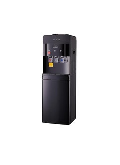 Mediatech Water Dispenser with referigerator ,3 Taps Cold-Hot-Normal, MT-WD2527R- Black  - Image 1