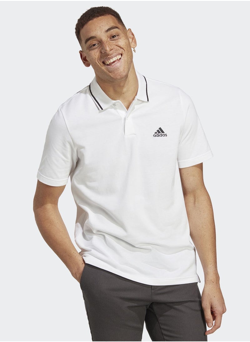 Adidas - Small Logo Pique Polo - Image 1
