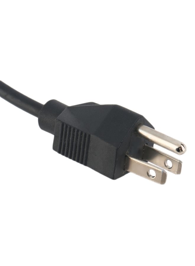 3 Pin Mains Power Plug To IEC C13 Kettle Lead Cable For Monitor Black - Image 2