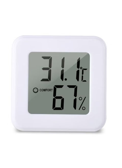 UanTii Mini LCD ميزان الحرارة الرقمي الرطوبة في الأماكن المغلقة درجة حرارة الغرفة الرطوبة متر الاستشعار