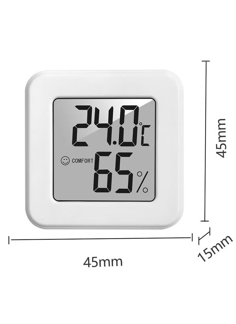 UanTii Mini LCD ميزان الحرارة الرقمي الرطوبة في الأماكن المغلقة درجة حرارة الغرفة الرطوبة متر الاستشعار