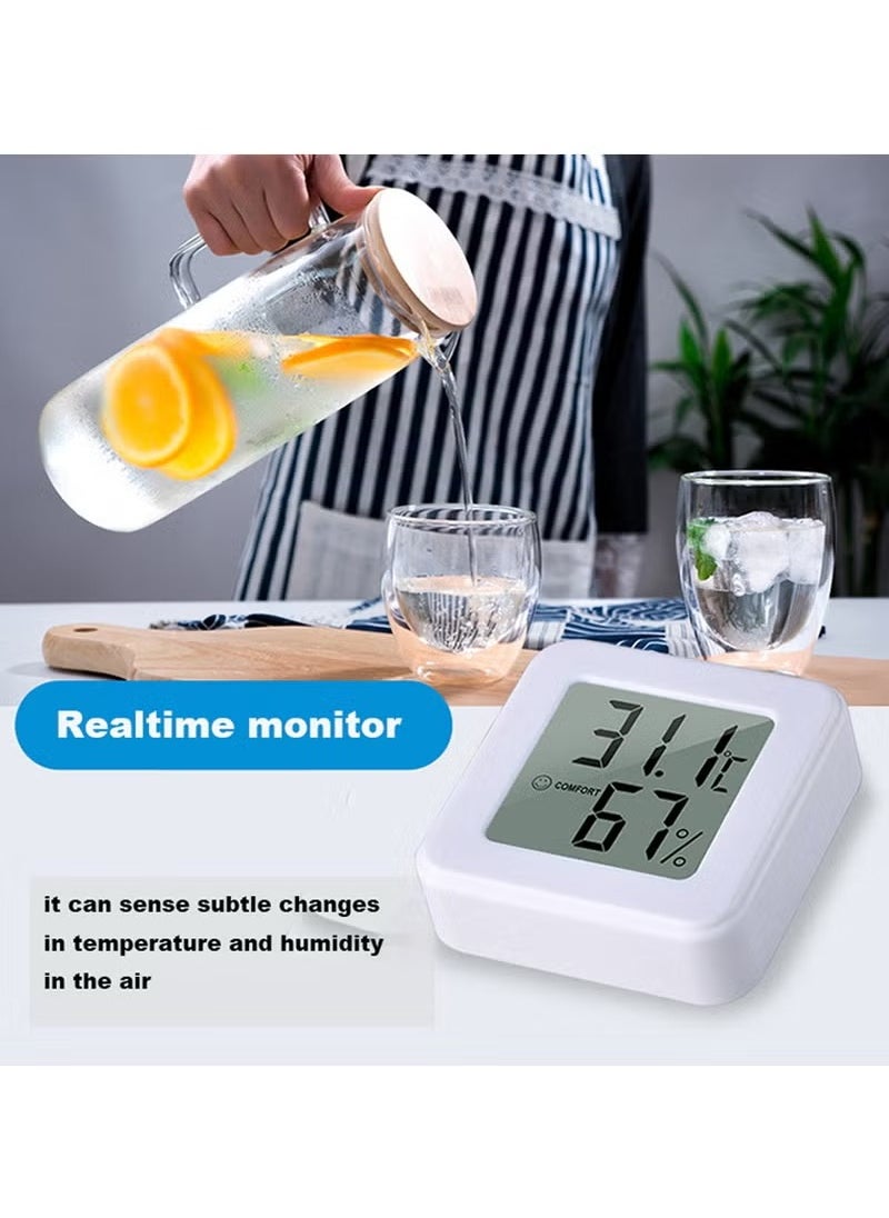 ماركة غير محددة UanTii Mini LCD ميزان الحرارة الرقمي الرطوبة في الأماكن المغلقة درجة حرارة الغرفة الرطوبة متر الاستشعار  - Image 5