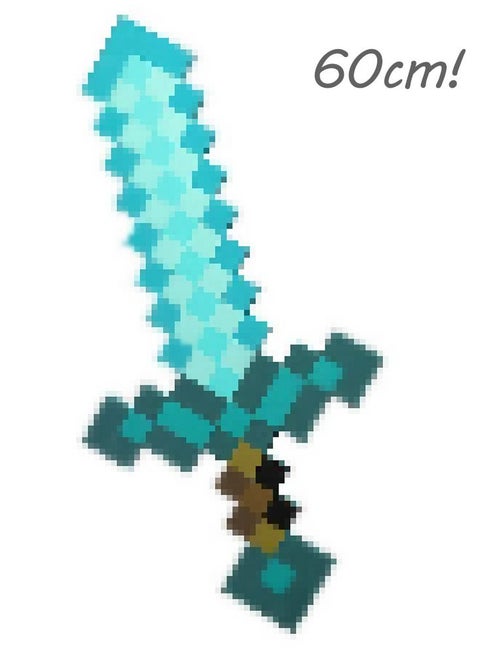 سيف كبير مادة الرغوة طول 24 بوصة ماين كرافت لعبة للأطفال المشجعين اللاعبون