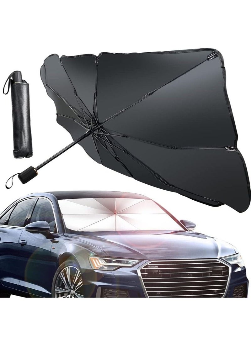 DubaiGallery Foldable Car Sunshade Umbrella In Car Covers Car Umbrella Windshield Shades Visor For Front Windows - Image 2