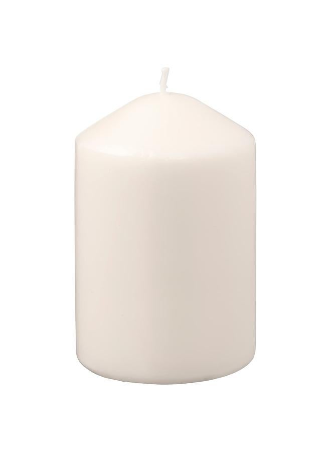 Green Tiger Unscented block candle, natural, 10 cm - Image 1
