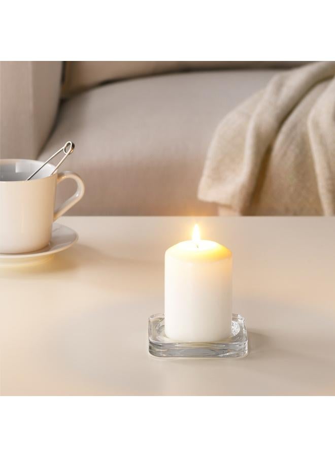 Green Tiger Unscented block candle, natural, 10 cm - Image 2