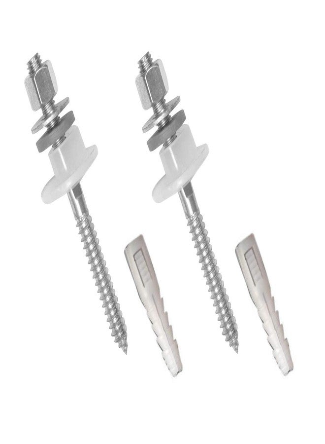 MHS Rack Bolt Set for Wash Basin & Geysers Installation (Screwed Male End) - Image 1