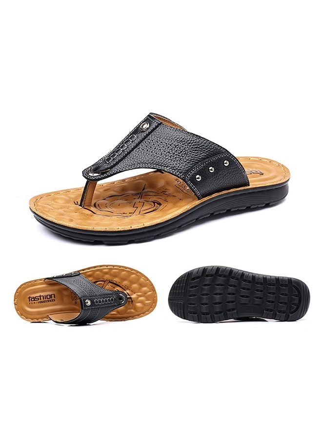 Tanwer - Tanwer Beach Shoes Men's Slippers Black 40 - Image 1