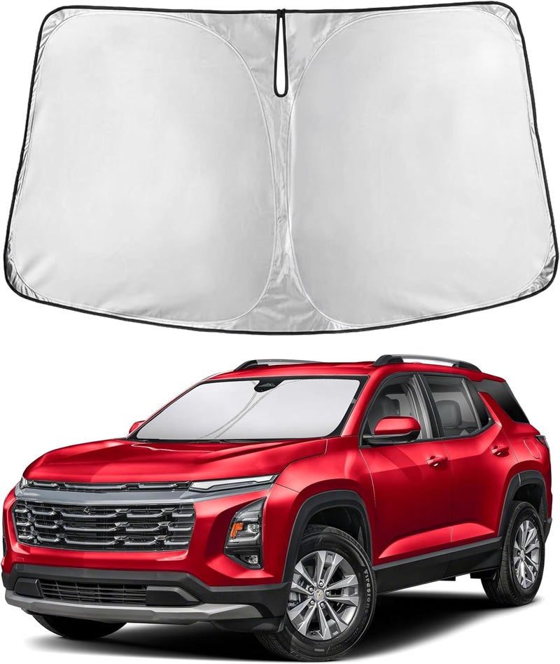 Windshield Sun Shade for Chevrolet Equinox EV 2024–2026 | Front Window Sunshade | Foldable Car Sun Protector - Image 1