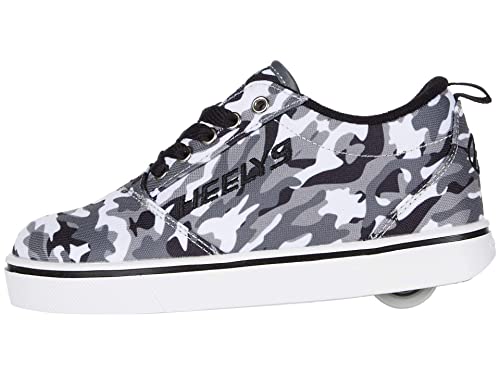 HEELYS Pro 20 Prints Skate Shoe for Adult, Little,and Big Kids - Breathable Microfiber Lining, Padded Footbed, and Long-Lasting Footwear Charcoal/Grey/Camo 13 Little Kid M - Image 4