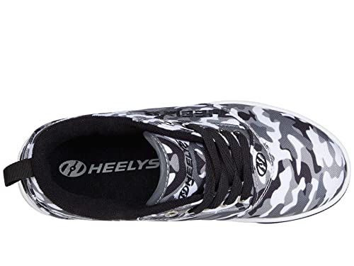 HEELYS Pro 20 Prints Skate Shoe for Adult, Little,and Big Kids - Breathable Microfiber Lining, Padded Footbed, and Long-Lasting Footwear Charcoal/Grey/Camo 13 Little Kid M - Image 2