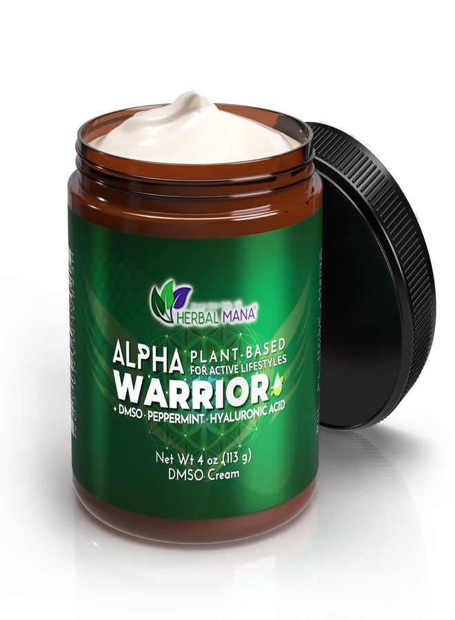Herbal Mana Alpha Warrior | Cooling, Fast-Absorbing DMSO Body Cream - Image 1