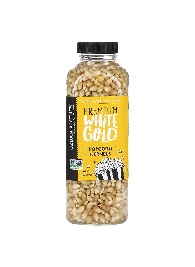 URBAN ACCENTS Urban Accents, Popcorn Kernels, Premium White Gold, 16 oz (454 g)  - Image 1
