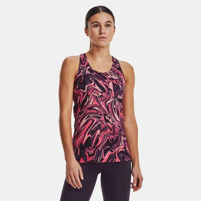 UNDER ARMOUR Women's HeatGear® Armour Racer Print Tank Top
