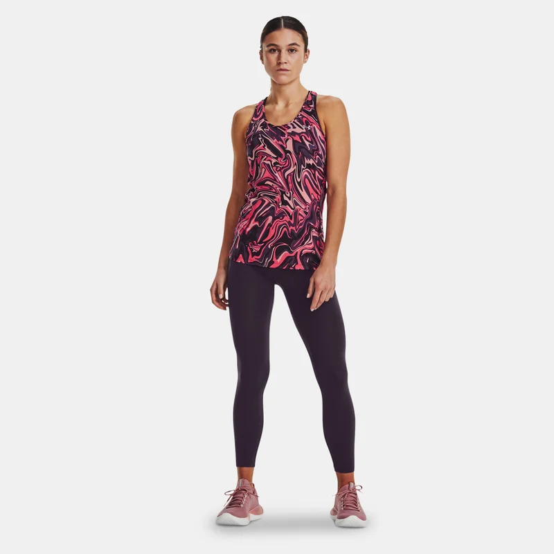 UNDER ARMOUR Women's HeatGear® Armour Racer Print Tank Top