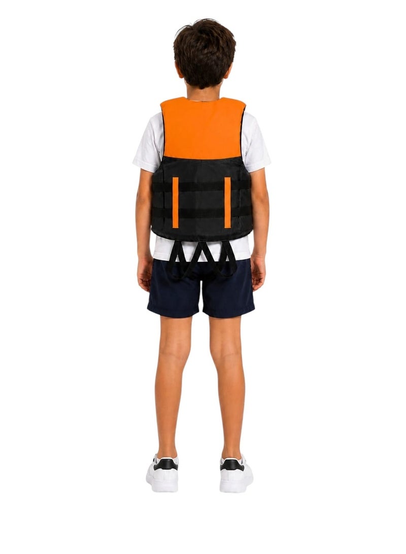 Life Jacket for Swimming and Water Activities – Equipped with Multiple Safety Straps and a Rescue Whistle – Adjustable to Fit Different Sizes - Image 1