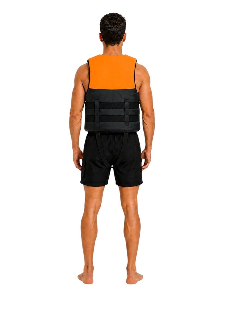 Life Jacket for Swimming and Water Activities – Equipped with Multiple Safety Straps and a Rescue Whistle – Adjustable to Fit Different Sizes - Image 5