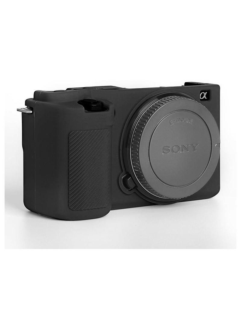 Camera Bag for Sony ZV-E10/ZV-E10L, Vlog Style Alpha ZV-E10 ZV-E10L Digital Camera Scratch Resistant Ultra Thin Soft DSLR Camera Case with Screen Protector - Image 4