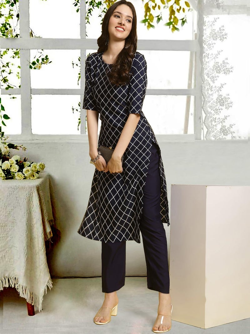 Tee Projekt Straight Kurta & Pant for Women Ethnic Kurta Set for Women (Pack of 2) - Image 5