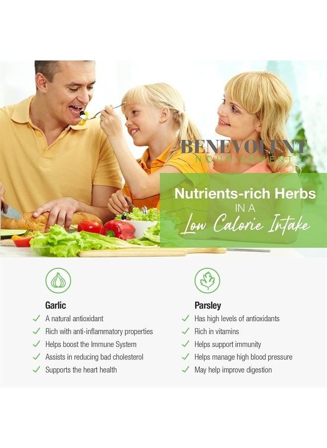 BENEVOLENT NOURISHMENT - Odorless Garlic Pills & Parsley Supplement - 1500 MG Aged Extract Oil Capsules, 120 Softgels, Immunity Support Supplement - Image 1