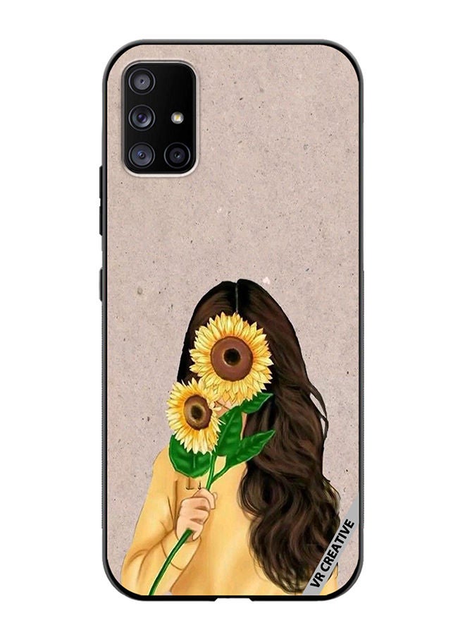 VR CREATIVE Protective Case Cover For Samsung Galaxy A51 5G Sunflower2 Design Multicolour - Image 1