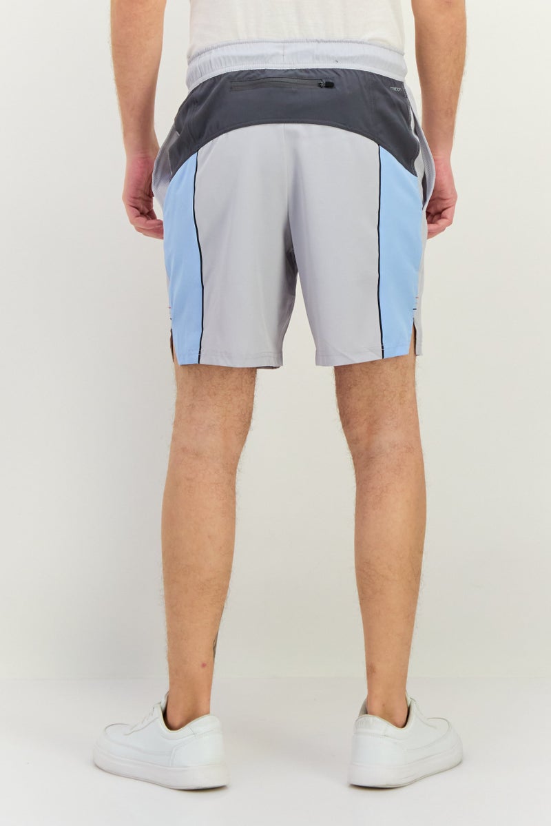 MOTION شورتات تدريب رياضية للرجال، رمادي - Image 3