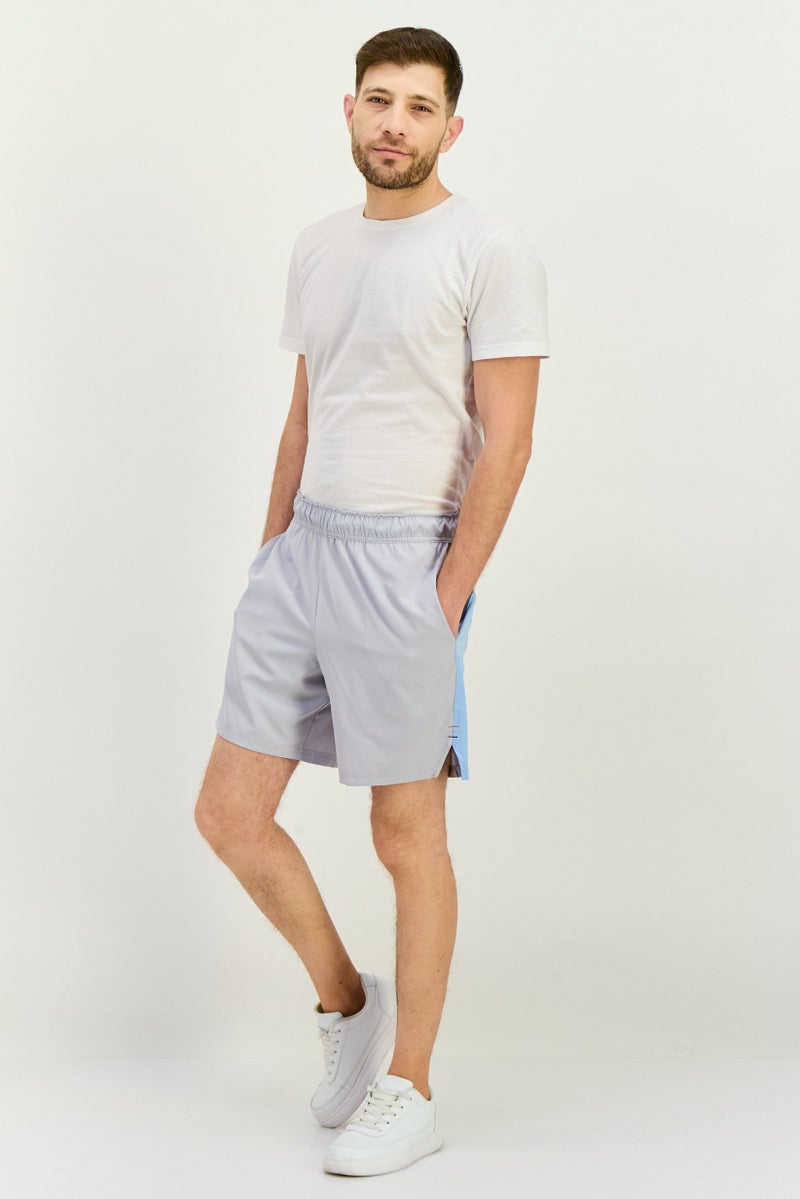 MOTION Men Sportswear Fit Training Shorts, Grey - Image 4