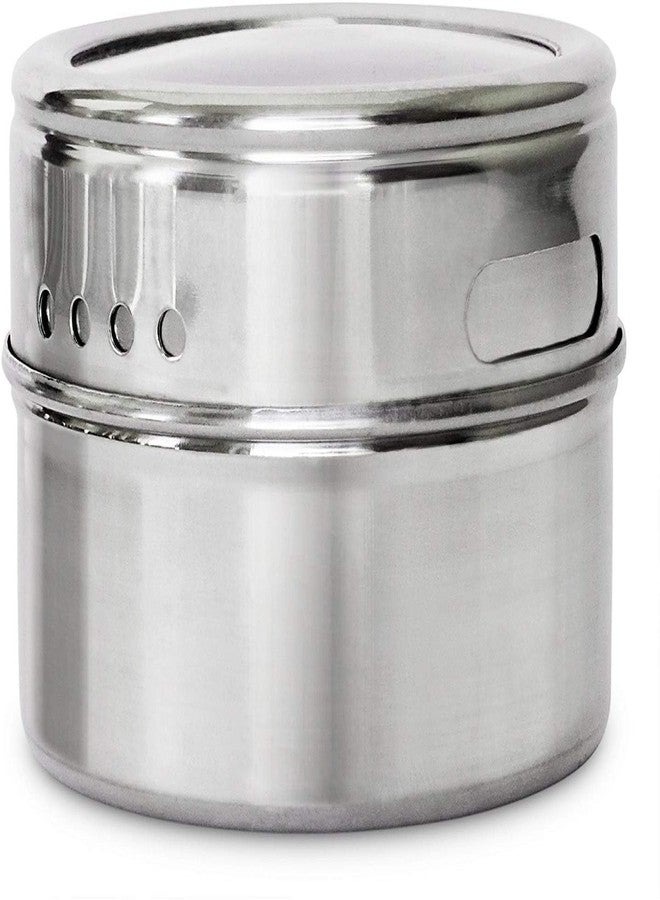 Ncry Spice Storage Jar Set with Rack Holder Stainless Steel Magnetic Round 9 pc Spice Jars & Masala Box for Kitchen & Restaurant Use | Seasoning Storage Container - Image 3