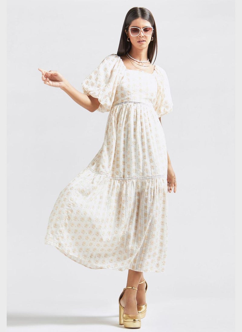 FAV Printed Tiered Dress  - Image 1