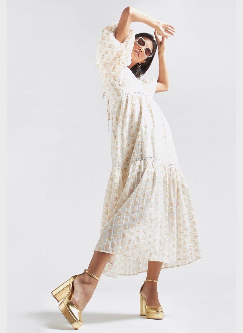 FAV Printed Tiered Dress  - Image 4