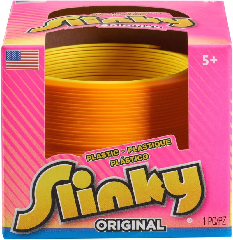 Slinky Just Play the Original Walking Spring Toy, Plastic 3-Pack, Multi-color Neon Spring Toys, Kids Toys for Ages 5 Up - Image 3