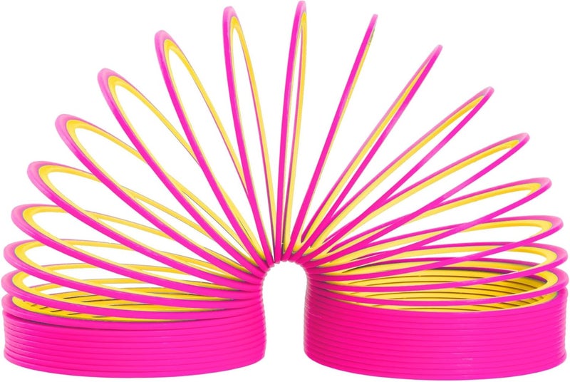 Slinky Just Play the Original Walking Spring Toy, Plastic 3-Pack, Multi-color Neon Spring Toys, Kids Toys for Ages 5 Up - Image 4