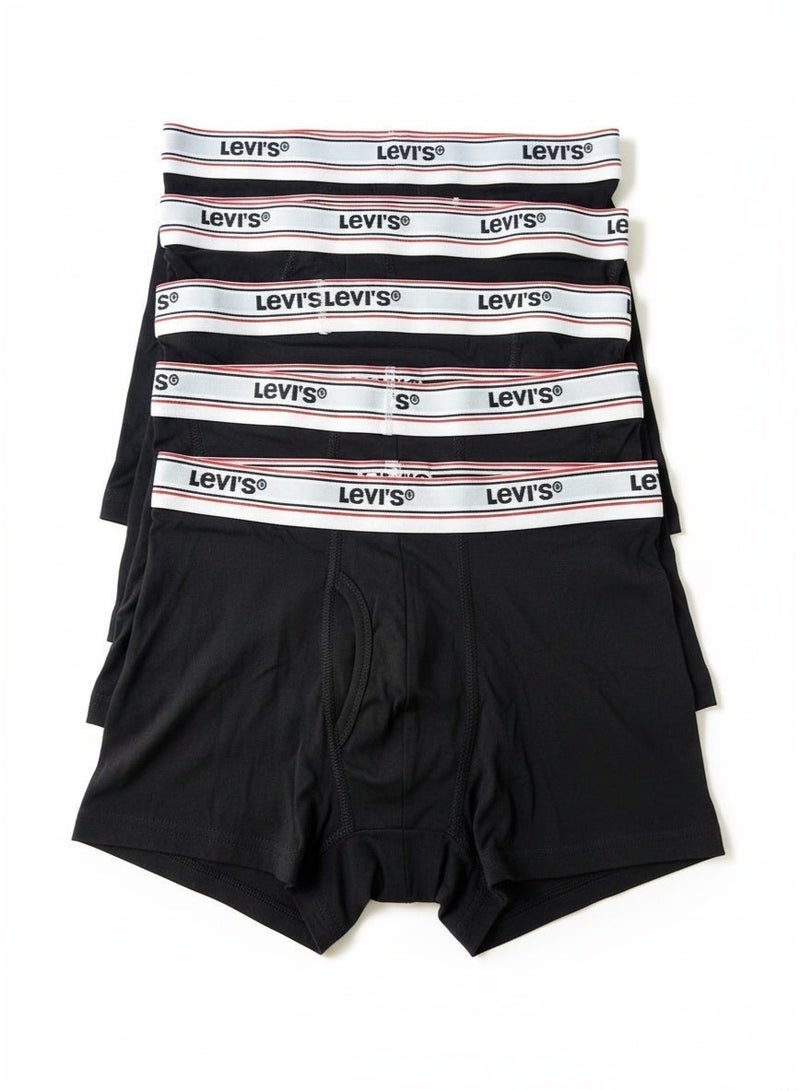 Levi's Boxer Briefs 5 Pack 100% Premium Cotton Mens - Image 1