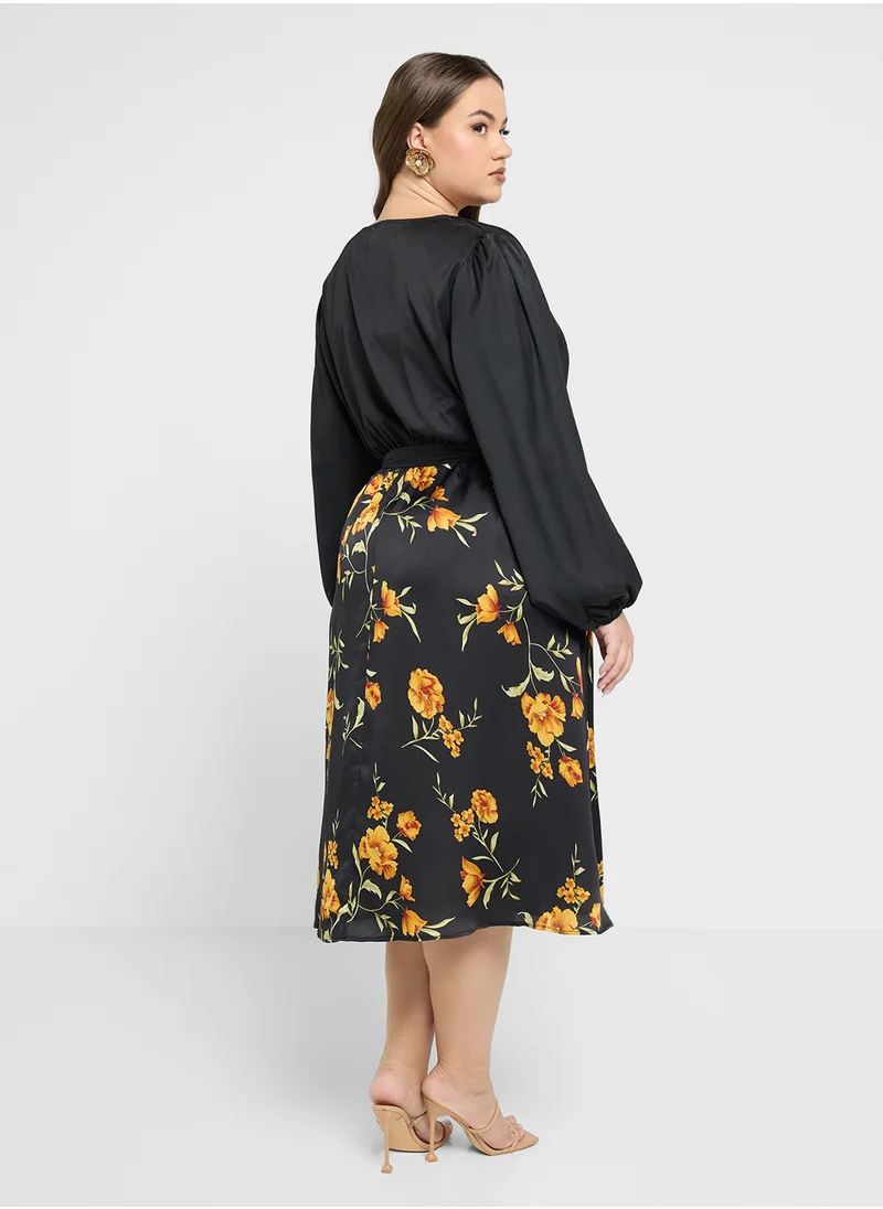 Ella Plus Floral Print Dress