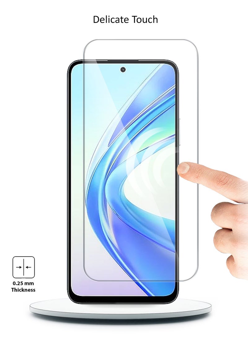 Wtech Honor X7b 4G 2023 Premium Series Curved Edges 9H 2.5D Tempered Glass Screen Protector (MSG9CN) - Clear - Image 4