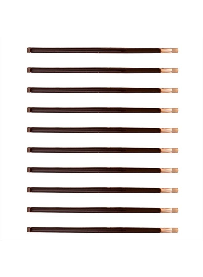 LONEEDY Yishenyishi Pack of 10 Curved Jumbo Bobby Pins,Hair Clips (Brown) - Image 2