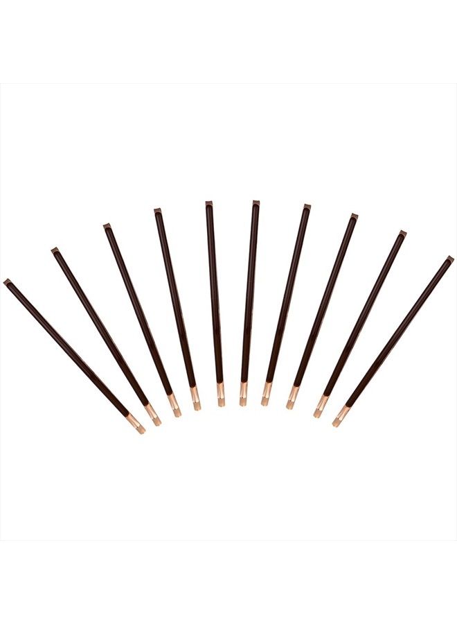 LONEEDY Yishenyishi Pack of 10 Curved Jumbo Bobby Pins,Hair Clips (Brown) - Image 5