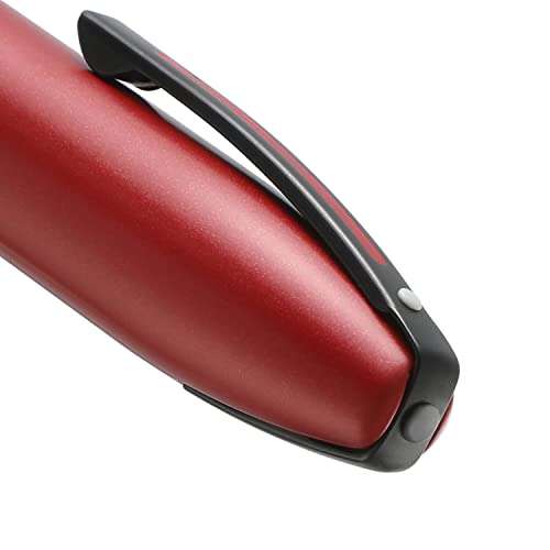 Sheaffer 9111 Icon Ballpoint Pen - Metallic Red with Glossy Black PVD Trim - Image 3
